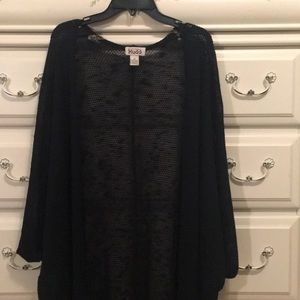 Black Knit Cardigan